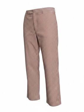 Berle Men's Red and White Striped Chinos